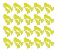 The Lord of the Tools 30pcs Car Wheel Arch Surround Trim Moulding Clips Dashboard Siide Panel Audio Rivet 90601SMG003 Yellow Plastic Compatible with Honda Civic/CRV/HRV