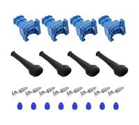 The Lord of the Tools 4 Sets 2 Way Automotive Connector Kit Car Waterproof Wire Connector Socket Plug withTerminals, Boot and Cable Seals, Parts Number 82189-5, 1280703026, 927770-3, 828905-1