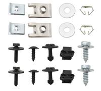 The Lord of the Tools 41pcs Engine Cover Fixing Clip Screw Kit Clips Set Fastening Kit Replacement Part 170136467 Compatible with Audi A6 C5 C6 TT 8N