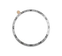 The Lord of the Tools 45mm Watch Bezel Ring Compatible with Galaxy Watch 3 Anti Scratch Protection Case Bezel Loop Adhesive Cover Watch Accessory Silver Black
