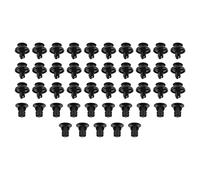 The Lord of the Tools 45PCS Front Wheel Arch Inner Wing Splashguard Clips Car Trim Clip Retainers 6822N2 6822QP Plastic Compatible with Aygo(05-11) C1(05-19) 107(05-14) Black