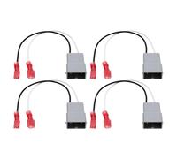 The Lord of the Tools 4Pcs 12V Speaker Adaptor Plug 2 Pin Cable Loom Compatible with Honda Compatible with Accord Compatible with Civic CR-V CR-X CR-Z FR-V H-RV