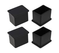 The Lord of the Tools 4Pcs 20mm x 30mm Square Rubber Hole Plugs Replacement END CAPS Covers Roof Bars Rack Covers for Square Bars Rubber Caps for Glide Protection