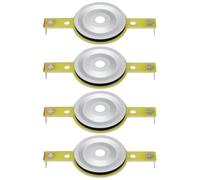 The Lord of the Tools 4pcs 25.4mm Bullet Super Tweeter Diaphragm Titanium Tweeter Voice Coil Speaker Film Compatible with PRV Audio RPTW350Ti TW350Ti