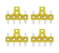 The Lord of the Tools 4pcs 4-way Solder Tag Strip for Electronic DIY Project 40 x 32.7mm