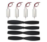 The Lord of the Tools 4pcs 8x16 mm RC Drone Micro Coreless Motor 5200rpm for Remote Control Aircraft Helicopters with Propeller