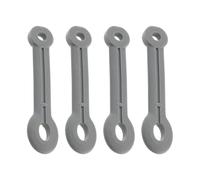 The Lord of the Tools 4PCS Car Alarm Remote Key Fob Case Ring Rubber Strap Loop Compatible with Cobra Alarm 7777 1046 3193 3196 3198 3993 3998 7928 8186 8188