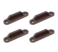 The Lord of the Tools 4Pcs Caravan Motorhome Brown Striking Plate HA70271 53x12mm Compatible with Espagnolette Locks