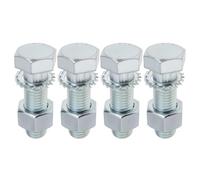 The Lord of the Tools 4Pcs M16x55mm Towball Bolt with Nuts Kit High-Tensile 8.8 Grade Tow Hitch Bolts for Standard Flange Tow Bars