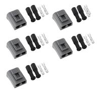 The Lord of the Tools 5 Sets of 2pin Ignition Harness Plug Connectors with Terminal 9144275 3523813 Compatible with Volvo 960 S90 V90