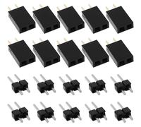 The Lord of the Tools 50 Sets 2.54 2-Pin Micro Male and Female Connector Socket Power Strip Suitable for Electronic Devices Circuit Boards