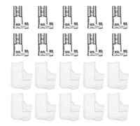 The Lord of the Tools 50PCS 4.8mm Crimp Terminal Spade Connector 90° Angled with 50PCS Insulating Sleeves for Equipment Switch Quad Bike Scooter Boat Household Appliances