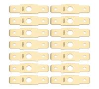 The Lord of the Tools 50pcs 6.3mm Brass Double Spade Blade Connector Terminal with 4.2mm Hole PCB Circuit Board Male Welding Terminals Replacement Parts