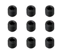 The Lord of the Tools 50pcs M3.5x4mm Hexagon Socket Grub Screws 12.9 Grade DIN 913/45H Black