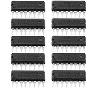 The Lord of the Tools 50Pcs SN74HC595N 8-Bit Counter Shift Registers 2V-6V 16 Pin 8-bit Serial Shift Register -40°C - 85°C Electronic Accessories