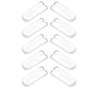 The Lord of the Tools 5Pairs Glasses Replacement Nose Pads Soft Silicone Pads Compatible with TAG HEUER Eyewear Glasses Sunglasses ?Plug-in (12x5mm)