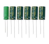 The Lord of the Tools 6pcs Game Console CPU 10V 3300uf Capacitors & 2.5v 1F Super Capacitor Kit Compatible with Xbox Original for Fix No Power Date