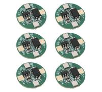 The Lord of the Tools 6Pcs PCM BMS Battery Protection Board Lithium Battery Protection Board 3.7V 2.5A 1S with Overcharge and Over Discharge Protection for 18650 Battery Panel