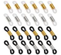 The Lord of the Tools 80Pcs Eyeglass Chain Strap Replacement Adjustable Silicone Eyeglass Chains Ends Adjustable Eyeglasses Chain Connector for Sunglasses Chain Myopia Glasses Chain