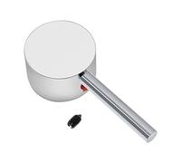 The Lord of the Tools Faucet Lever Handle with Hot/Cold Marked Button for Single Handle Faucet with 40mm Cartridge Diameter Replacement Water Tap Handle Cartridge Stem Size 10x10mm