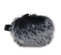The Lord of the Tools Furry Microphone Windscreen Muff Compatible with Tascam DR-40X DR-40 Portable Digital Recorder Outdoor Mic Wind Cover Shield Microphone Pop Filter