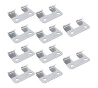 The Lord of the Tools Pack of 10 Detachable Hinge Replacement Part Chrome Metal Detachable Hook Off Hinges Suitable for Instrument Cases Flight Case, Silver