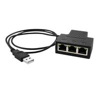 The Lord of the Tools RJ45 Network Splitter, 1 to 3 Ethernet Splitter Adapter 100Mbps High Speed LAN Interface for Cat5/6/7/8 for Computer Hub Router ADSL Digital TV