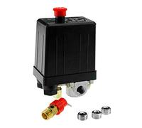 The Lord of the Tools Single Phase Air Compressor Pressure Switch (4 Port) with Safety Value & Blanking Plug 12Bar 175PSI