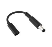 The Lord of the Tools Type C Female to 7.4x5.0mm Male Cable PD 65W Charger Power Cable Compatible with Dell Laptops, 18.5V-20V