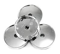 The Lord of the Tools Universal 60mm Wheel Center Caps Car Vehicle Hub Centre Caps Rim Hub Cap Silver ABS Coated Set of 4pcs