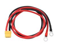 The Lord of the Tools XT90 to O-ring Connector Cable 10AWG Silicone Terminals Extension Power Cable for RC FPV Racing Drones (XT90 Female to O-Ring Terminals)