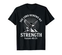 The Lord Renews My Strength Isaiah 40:31 Christian T-Shirt
