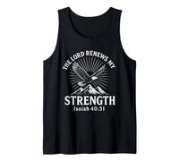 The Lord Renews My Strength Isaiah 40:31 Christian Tank Top