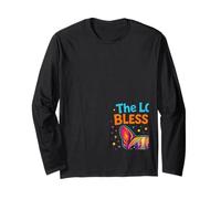 The Lord’s Blessing French Bulldog Dog Faith Colorful Design Long Sleeve T-Shirt