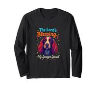 The Lord’s Blessing Springer Spaniel Fun Dog Faith Christian Long Sleeve T-Shirt