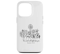 The Lord will fight for you Christian men women God Jesus Case for iPhone 13 Pro