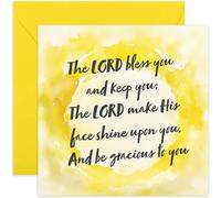 The LordBless You Greeting Card - Motivation Support Card for Son Daughter - Special Encouragement Cards - Thank You Faith Gift for Him Her - Good Luck Cards for Family