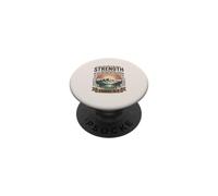 The Lord's my strength and my defense Exodus 15:2 PopSockets Adhesive PopGrip