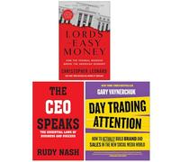 The Lords of Easy Money, The CEO Speaks & Day Trading Attention 3 Books Collection Set