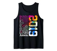 The Lord's Prayer 2019 Religious Jesus 7TH Birthday Tank Top
