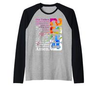 The Lord's Prayer 2020 Religious Jesus 6TH Birthday Raglan Baseball Tee