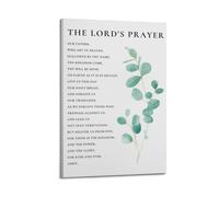 The Lords Prayer Bible VersePosters Are Suitable for All Occasions Wall Room Decoration Aesthetics, Wall Art for Home DecorationFrame-style 20x30inch(50x75cm)