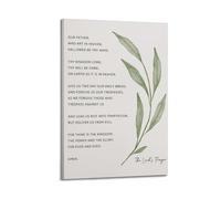 The Lords Prayer Our Father Prayer Bible VersePosters Are Suitable for All Occasions Wall Room Decoration Aesthetics, Wall Art for Home DecorationFrame-style 20x30inch(50x75cm)