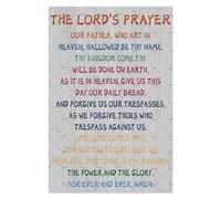 The Lord'S Prayer Religious Tin Poster | Inspirational Christian Wall Art | Home & Church Decor 5.5X8Inch