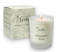 The LOSH Blossom Kiss Scented Candle - 50 Hour Burn | Sweet Pea, Rose, Jasmine & Vanilla | Luxury Floral Soy Wax Candle for Relaxation, Home Decor & Gift for Her