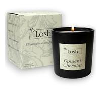 The LOSH Opulent Chocolat Scented Candle - 50 Hour Burn | Chocolate, Butter, Vanilla & Baked Goods | Luxury Gourmand Soy Wax Candle for Home & Gift for Her