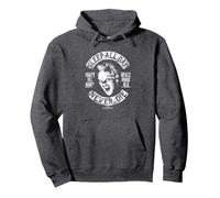 The Lost Boys Biker David Powers Pullover Hoodie, Adult Unisex, Dark Heather Grey, X-Large