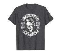 The Lost Boys Biker David Powers T-Shirt, Men, Dark Heather Grey, Medium