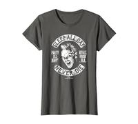 The Lost Boys Biker David Powers T-Shirt, Women, Asphalt Grey, Medium