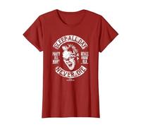 The Lost Boys Biker David Powers T-Shirt, Women, Cranberry Red, Large